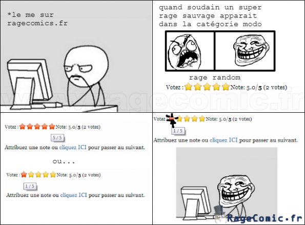 les trolls sur ragecomics.fr