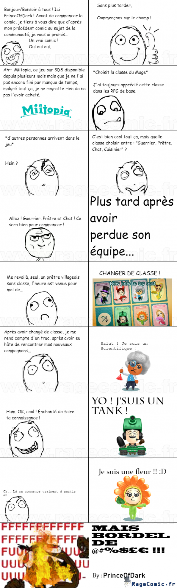 Miitopia - Les classes